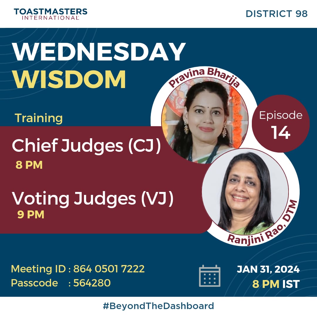 Chief Judge and Voting Judges Training